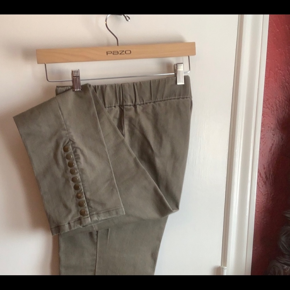 Soft Surroundings Petite Small Elastic Waist Pull-On Straight Leg Pant